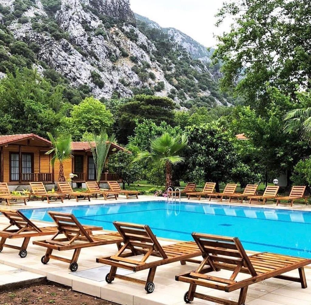 Dolunay Apart Hotel Çıralı Buitenkant foto